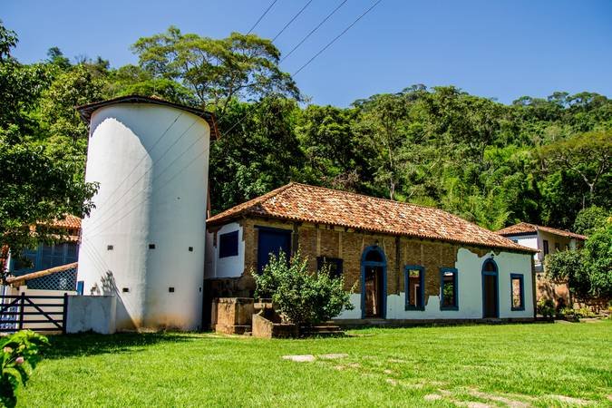 Jardins e áreas externas do Estâncias Duvivier Hotel