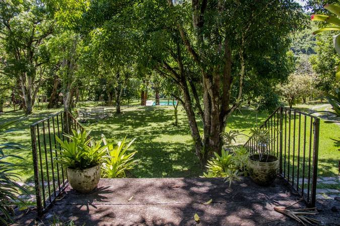 Jardins e áreas externas do Estâncias Duvivier Hotel