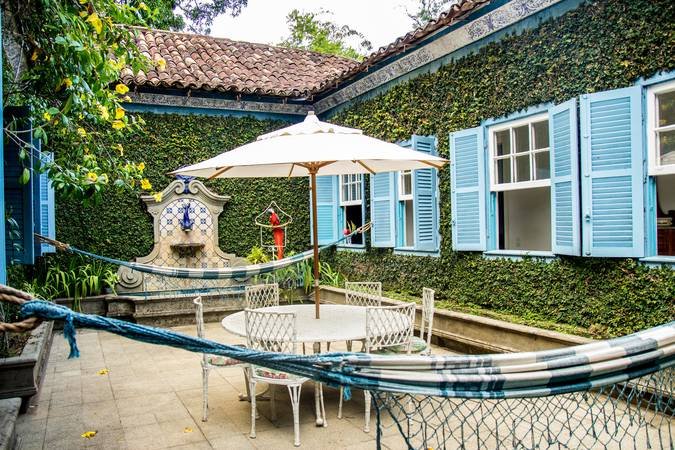 Jardins e áreas externas do Estâncias Duvivier Hotel
